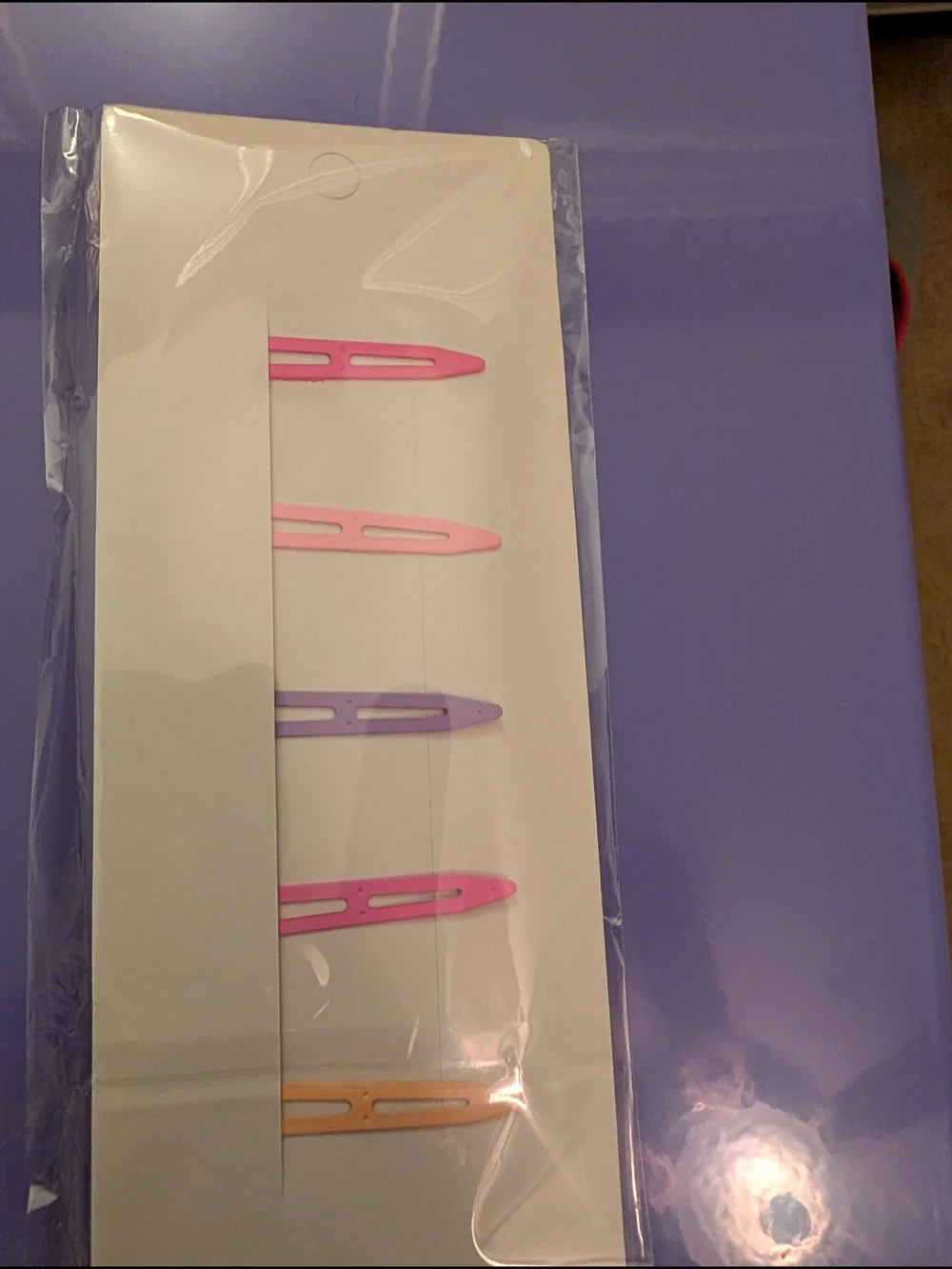 Pastel No Crease Hair Clips - Set of 5